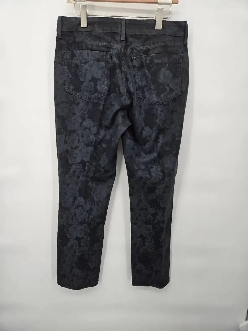 Not Your Daughter's Jeans Size 12 Straight Floral Dark Wash Pretty Feminine